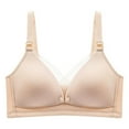 thumbnail image 1 of Seamless Full Coverage Comfort Bra Wireless Soft Support For Regular And Plus Size Women, 1 of 6