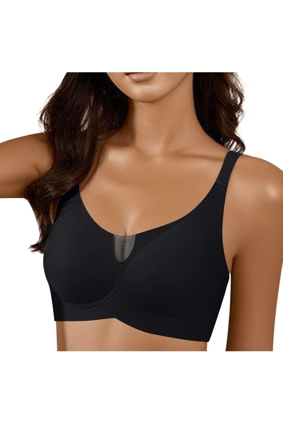 Seamless Full Cup Bras for Women Push up No Underwire Lingerie Support Everyday Soft Comfortable Bralette