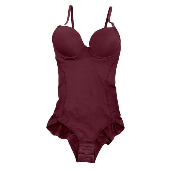 Semeless Seamless Full Shapewear with Built In Bra Control Lace Bodysuit for ...