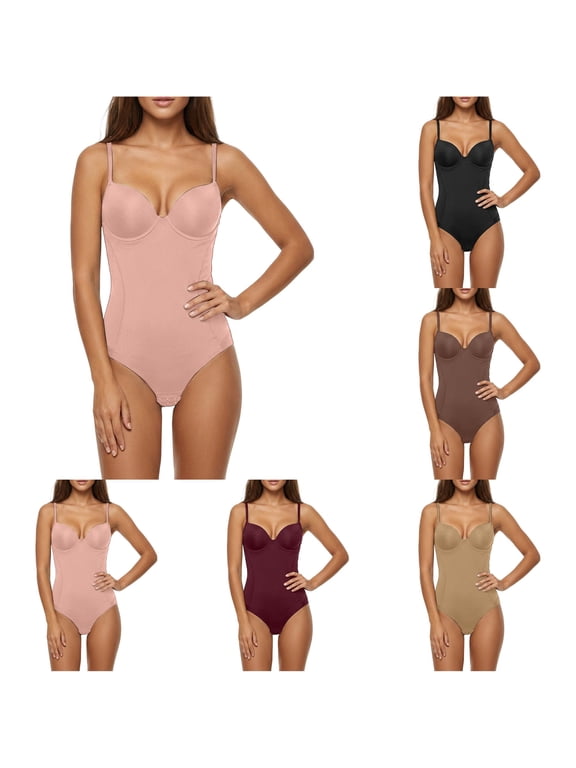 Seamless Full Shapewear with Built In Bra Control Lace Bodysuit for Foundation Garment Sharper Mint