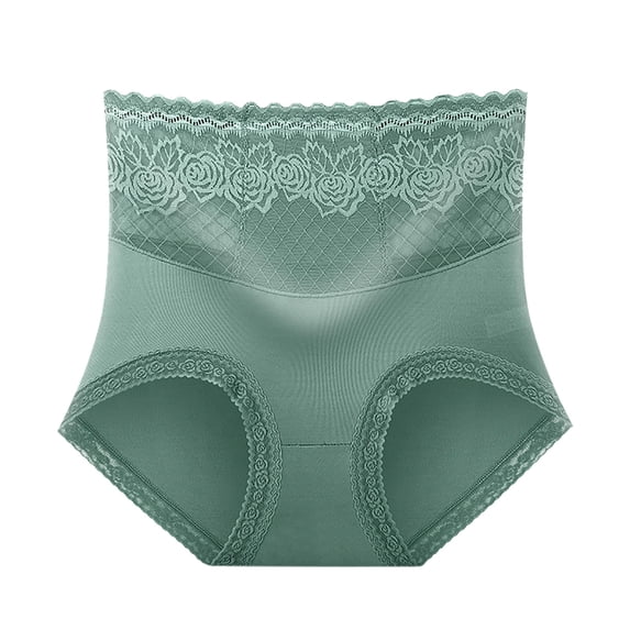 Seamless High Elastic Women's Panties Lace Underwear Breathable Comfortable Belly Control Briefs for Daily Wear