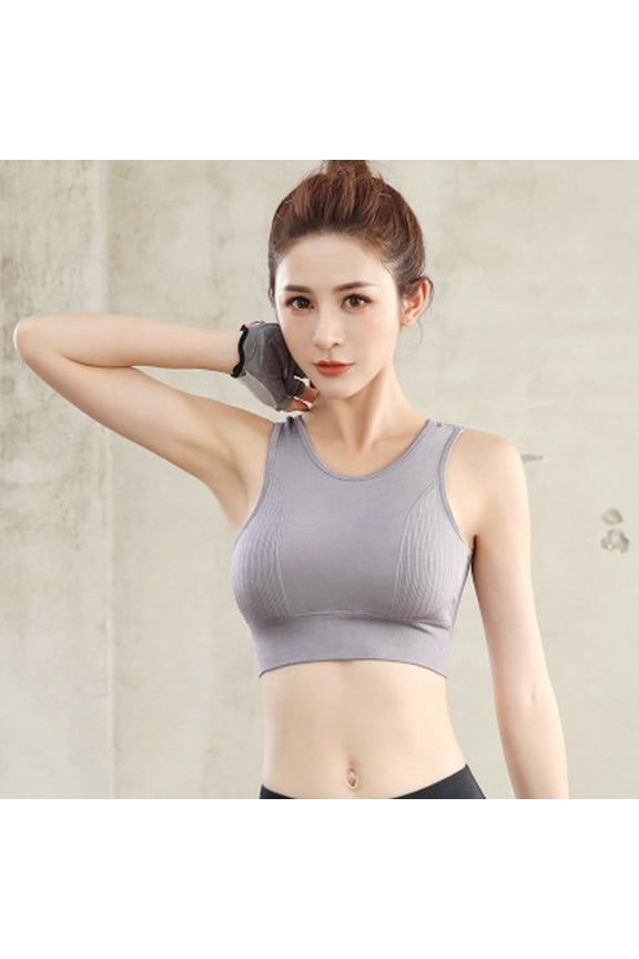 Seamless High Lmpact Sports Bra With Removable Cups High Support Workout Scrappy Sports Bras Bra Top Sports Workout Padded Yoga Sports Bra Sports Bras for Cheerleaders Nylon Sports Bra Womens Sports