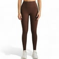 thumbnail image 1 of Seamless High Waist Compression Leggings for Activewear - Medium, Brown, 1 of 6