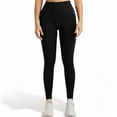 thumbnail image 1 of Seamless High Waist Compression Leggings for Activewear - X Large, Black, 1 of 5