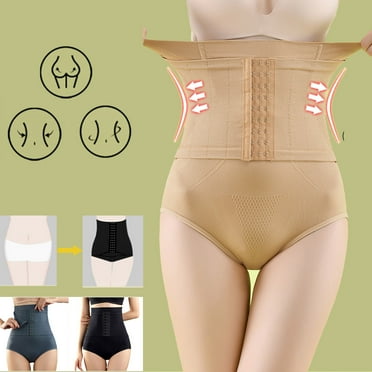 Seamless High-Waist Tummy Control Shapewear Shorts for Women - Slimming Body Shaper Panties with Butt Lift