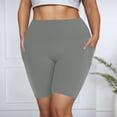 thumbnail image 1 of Seamless High Waist Yoga Shorts for Women Stretchy Compression Fit Athletic Running Gym Activewear Capri Leggings Comfortable Workout TrainingGY2XXL, 1 of 5