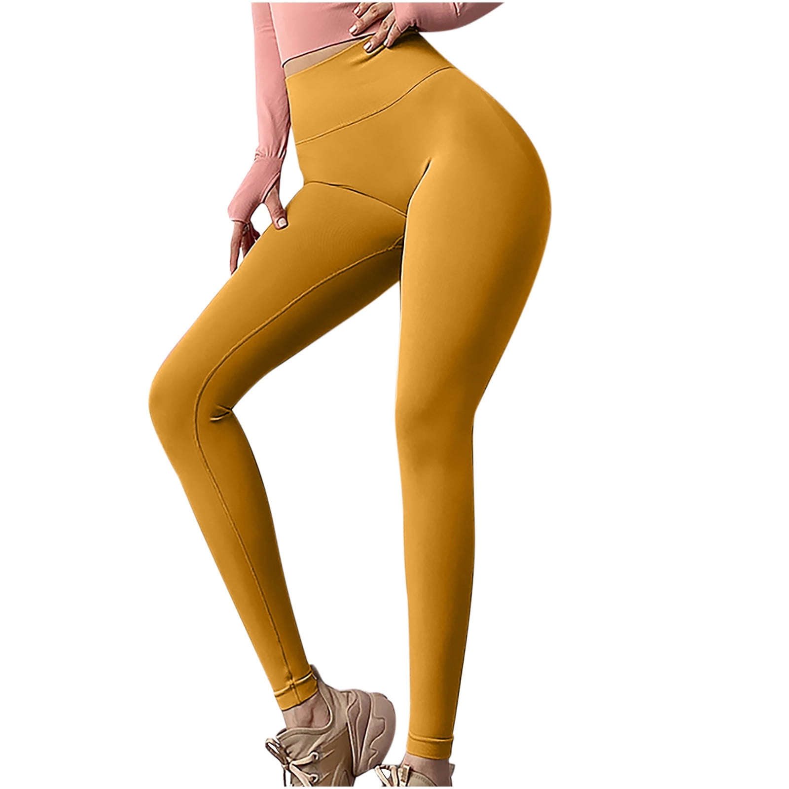 Seamless High Waisted Workout Leggings for Women Stretch Compression Trinity  Buttery Soft Yoga Pants Womens Clothes 