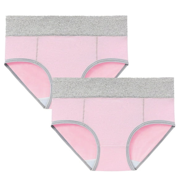 Seamless Hipster No Show Panties for Women Sexy Butt Lifting Bikini Panty Soft Breathable Cotton Underwear Everyday Briefs 2 Pack