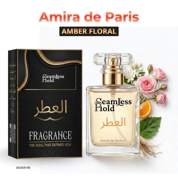 Seamless Hold Amira de Paris Citrus Rose Patchouli Perfume for Women Parfum | Inspired Luxury Fragrance | Long-Lasting Scent - 1 oz (30 ml)