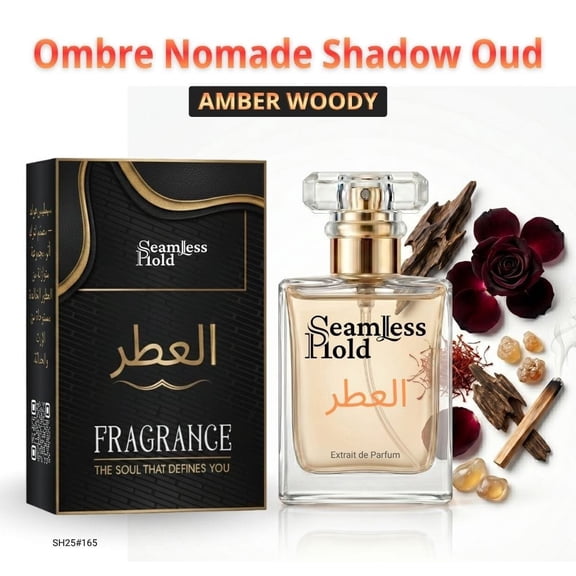 Seamless Hold Ombre Nomade Shadow Oud Raspberry Incense Perfume for Women and Men Parfum | Inspired Luxury Fragrance | Long-Lasting Scent - 1 oz (30 ml)