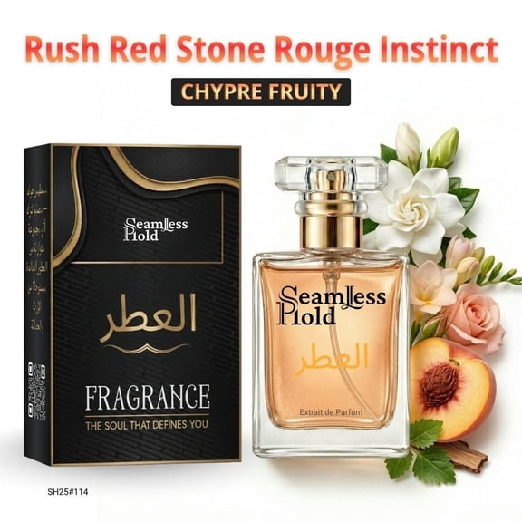 Seamless Hold Rush Red Stone Rouge Instinct White Floral Patchouli Fruity Perfume for Women Parfum | Inspired Luxury Fragrance | Long-Lasting Scent - 1 oz (30 ml)