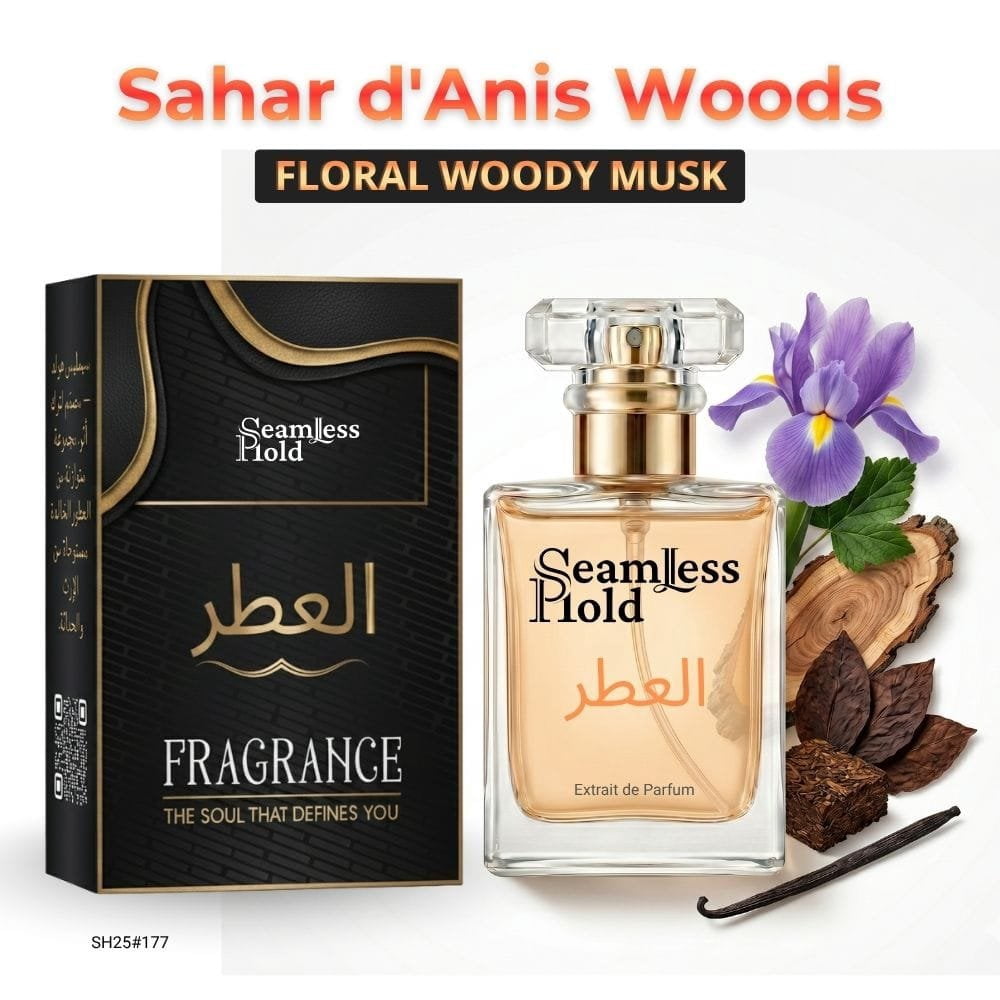 Seamless Hold Sahar Woods Powdery Woody Floral Perfume for Women