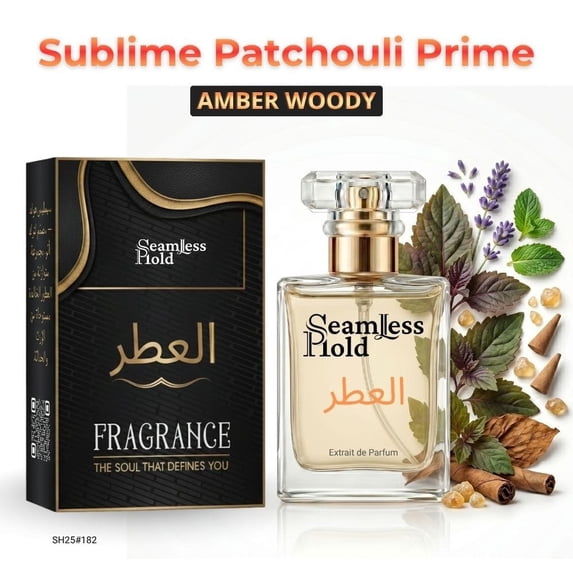 Seamless Hold Sublime Patchouli Prime Rose Vanilla Perfume for Women and Men Parfum | Inspired Luxury Fragrance | Long-Lasting Scent - 1 oz (30 ml)