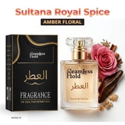 Seamless Hold Sultana Royal Spice Rose Oud Amber Perfume for Women Parfum | Inspired Luxury Fragrance | Long-Lasting Scent - 1 oz 30 ml