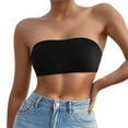thumbnail image 1 of Seamless Ice Silk Bra with Padded Cups for Women Comfortable Support Everyday Wear, 1 of 2