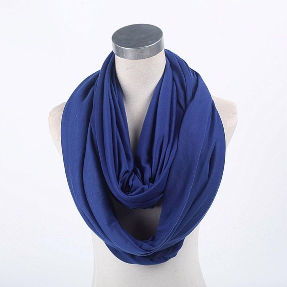 Seamless Infinity Scarf, Versatile Cotton Loop for Women,90*80cm,2