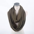 thumbnail image 1 of Seamless Infinity Scarf, Versatile Cotton Loop for Women,90*80cm,9, 1 of 41