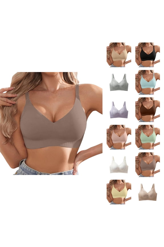Seamless Jelly Gel Bra For Wireless Comfort T Shirt Bra Bralette Soft Support Everyday Wear