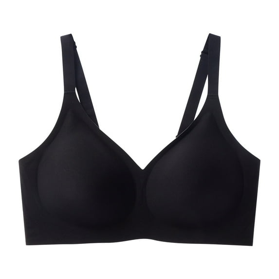 Seamless Jelly Wireless Bra For Large Bust Support Comfortable Adjustable Plus Size Underwear Ideal For Everyday Wear And Enhancing Shape
