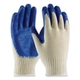 thumbnail image 1 of Seamless Knit Cotton & Polyester Gloves, Natural & Blue - Medium, 1 of 1