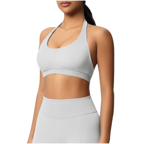 Seamless Knit Yoga Top with Built-In Bra for Women - Breathable Supportive Workout Shirt for Fitness and Exercise