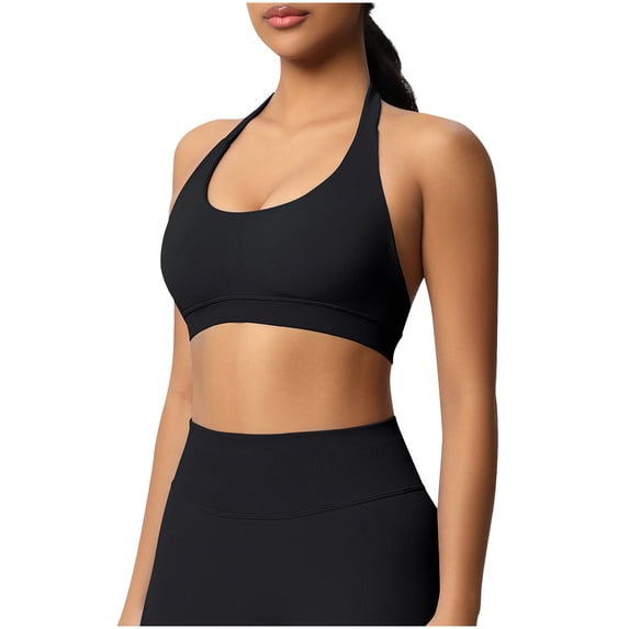 Seamless Knit Yoga Top with Built-In Sports Bra for Women - Breathable, Shock-Absorbing, and Supportive for Fitness and Workouts