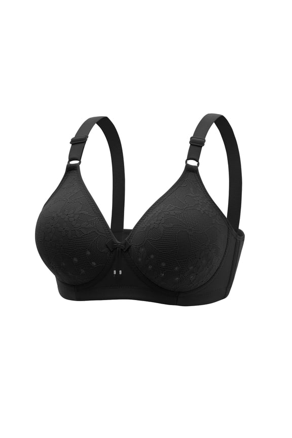 Seamless Latex Underwire Free Bra with Air Ventilation Perforated Cups for All Day Comfortable Support
