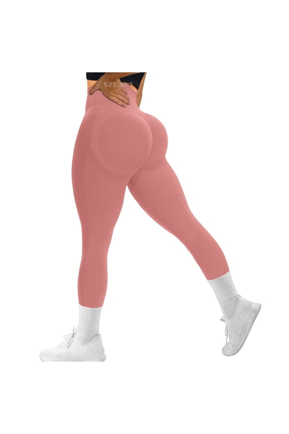 Seamless Leggings for Women Butt Lifting High Waist Yoga Pants Scrunch Booty Leggings Workout Tights