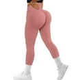 thumbnail image 1 of Seamless Leggings for Women Butt Lifting High Waist Yoga Pants Scrunch Booty Leggings Workout Tights, 1 of 14