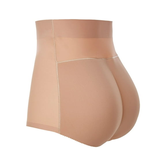 Seamless Lifting Shapewear for Women, Enhancer Padded Panties Padded Control Panties Hip Enhancer Underwear Body Shape Comfort Underwear,Color:Beige