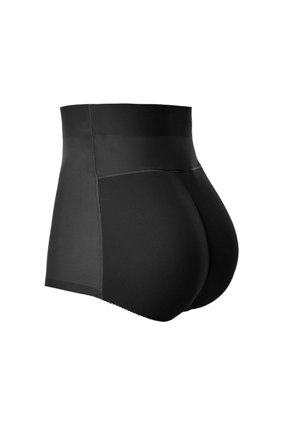 Seamless Lifting Shapewear for Women, Enhancer Padded Panties Padded Control Panties Hip Enhancer Underwear Body Shape Comfort Underwear,Color:Black