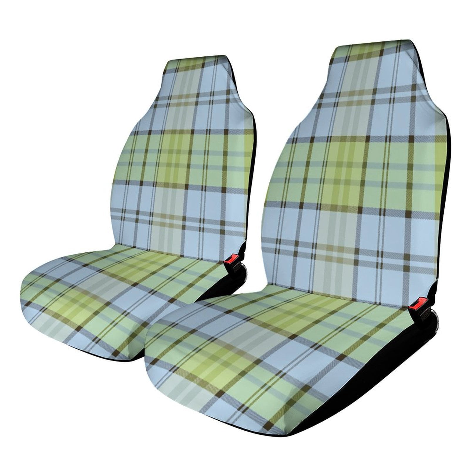 Seamless Light Blue And Green Tartan Plaid Pattern with Cream And Olive ...