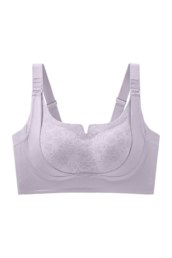 Seamless Lightweight Wireless Bra for Side Support and Gentle Lift in Everyday Comfort – T-Shirt Ready Shaping Bra for Relaxed Fit