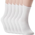 thumbnail image 1 of Seamless Long Socks For Women Fashion Cotton Ribbed Crew Multi Pack, 1 of 1