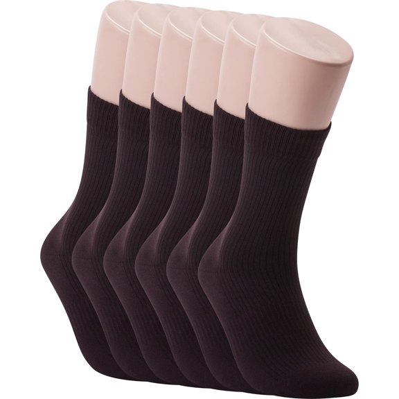 Seamless Long Socks For Women Fashion Cotton Ribbed Crew Multi Pack