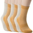 thumbnail image 1 of Seamless Long Socks For Women Fashion Cotton Ribbed Crew Multi Pack, 1 of 1