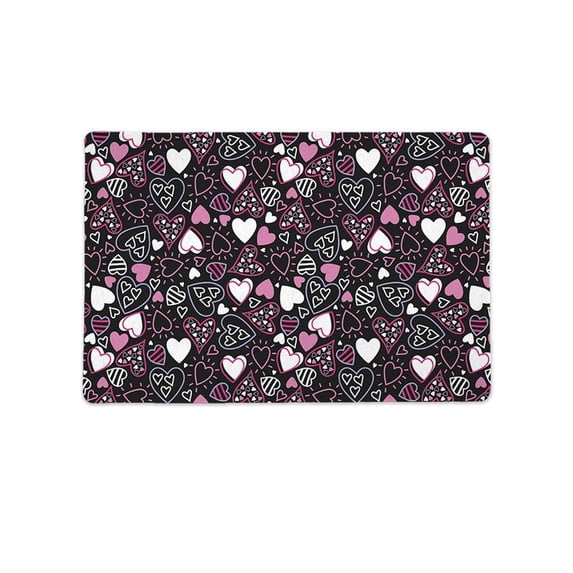 Seamless Love Pattern Mat Rectangle -Image by Shutterstock,