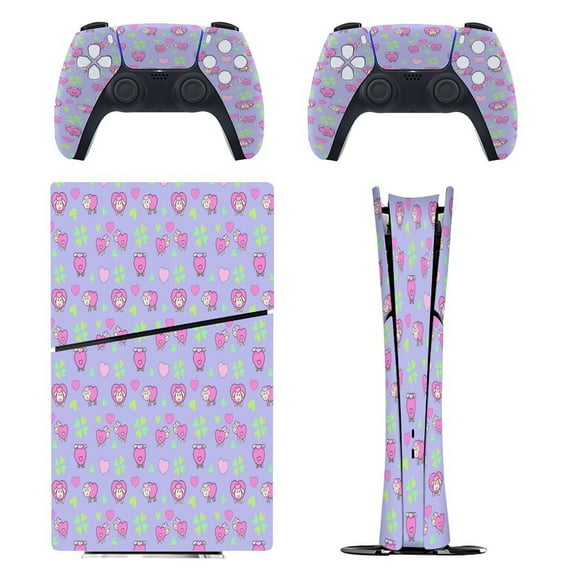 Seamless, Loving, Sheep, Couple PS5/PS5 Slim Digital Disc Skin Sticker For Console And Controller Skins