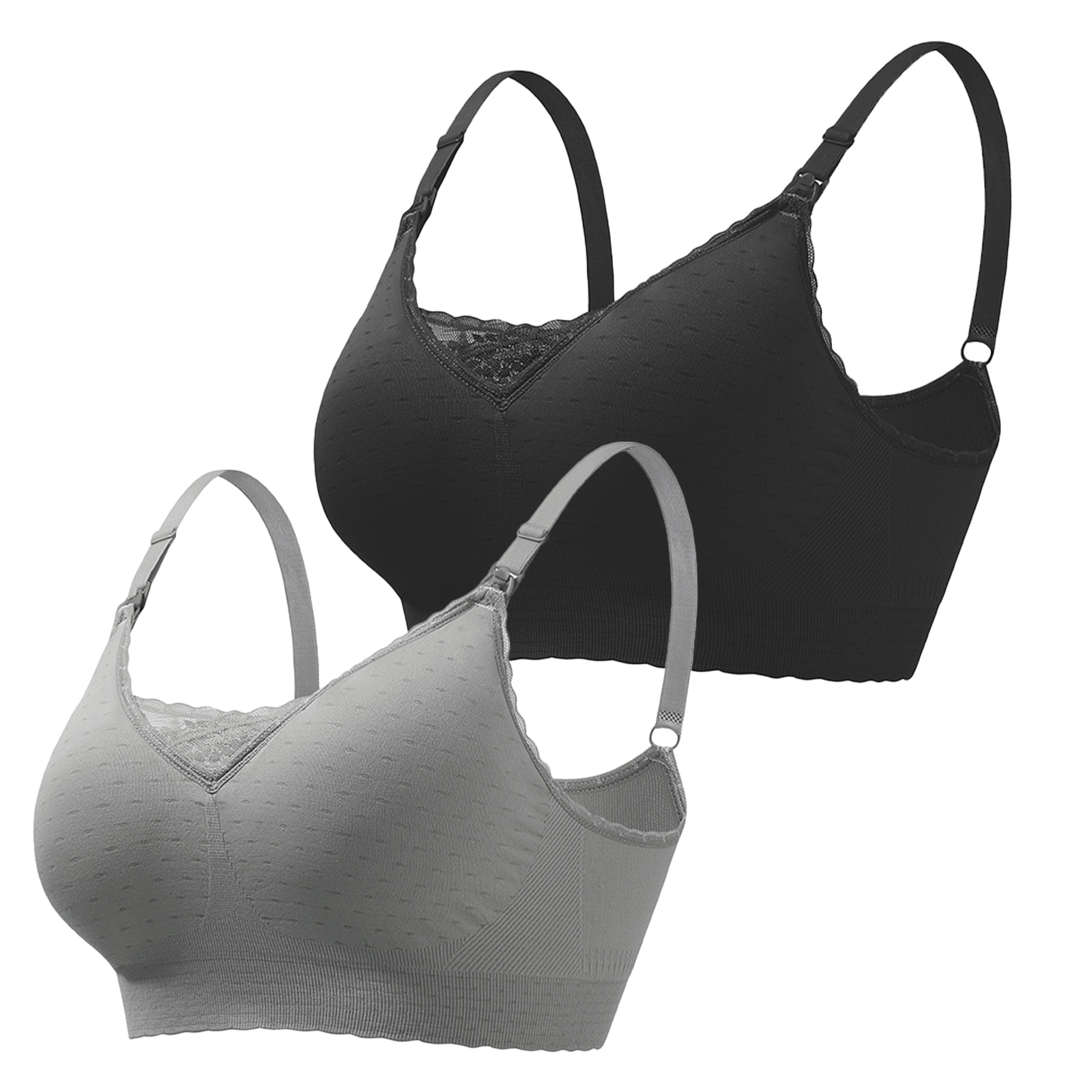 Seamless Maternity Nursing Bra Smooth Wireless with Good Support for
