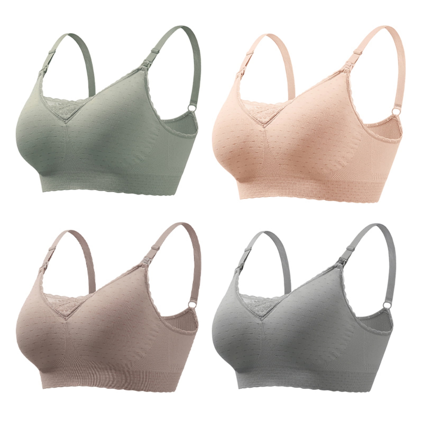 Seamless Maternity Nursing Bra Smooth Wireless with Good Support for Breastfeeding Sleeping