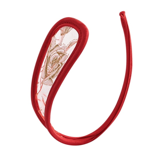Seamless Open Crotch G String Sexy Briefs Lingerie for Women Red One Size