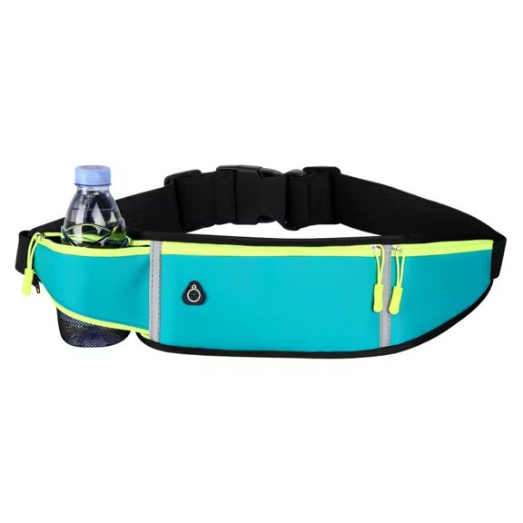 Seamless Outdoors – Running Belt With Water Slot , Blue