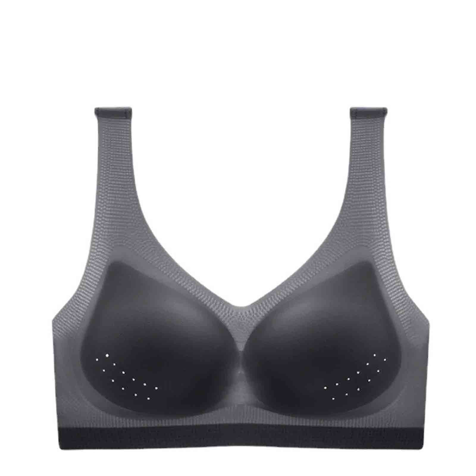 Seamless Padded Bra For Women Push Up Support Bras Comfortable Wirefree ...