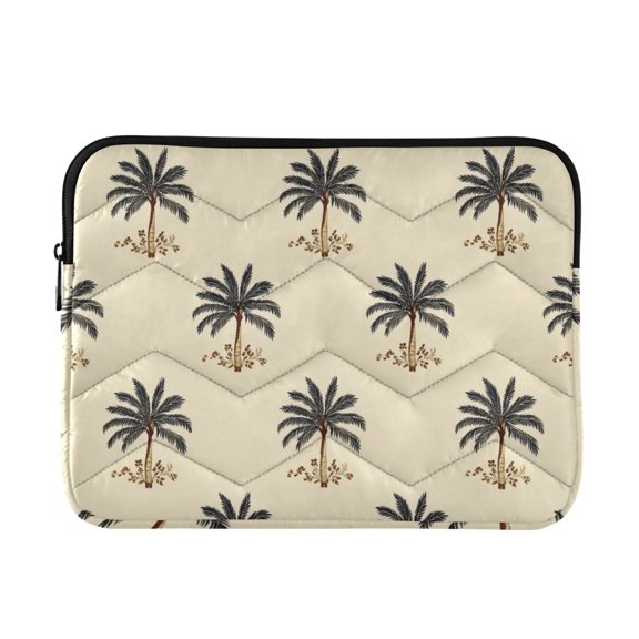 Seamless Palm Trees Pattern Quilted Laptop Protective Cases Computer Sleeves Tablet Bags Briefcases M