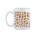 thumbnail image 1 of Seamless Pattern Fast Food Meals Mug Unisex's -Image by Shutterstock, 1 of 4