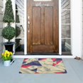 thumbnail image 1 of Seamless Pleated Pattern Versatile Absorbent Door Mat, Non-Slip, Easy to Clean 32''x20'', 1 of 8