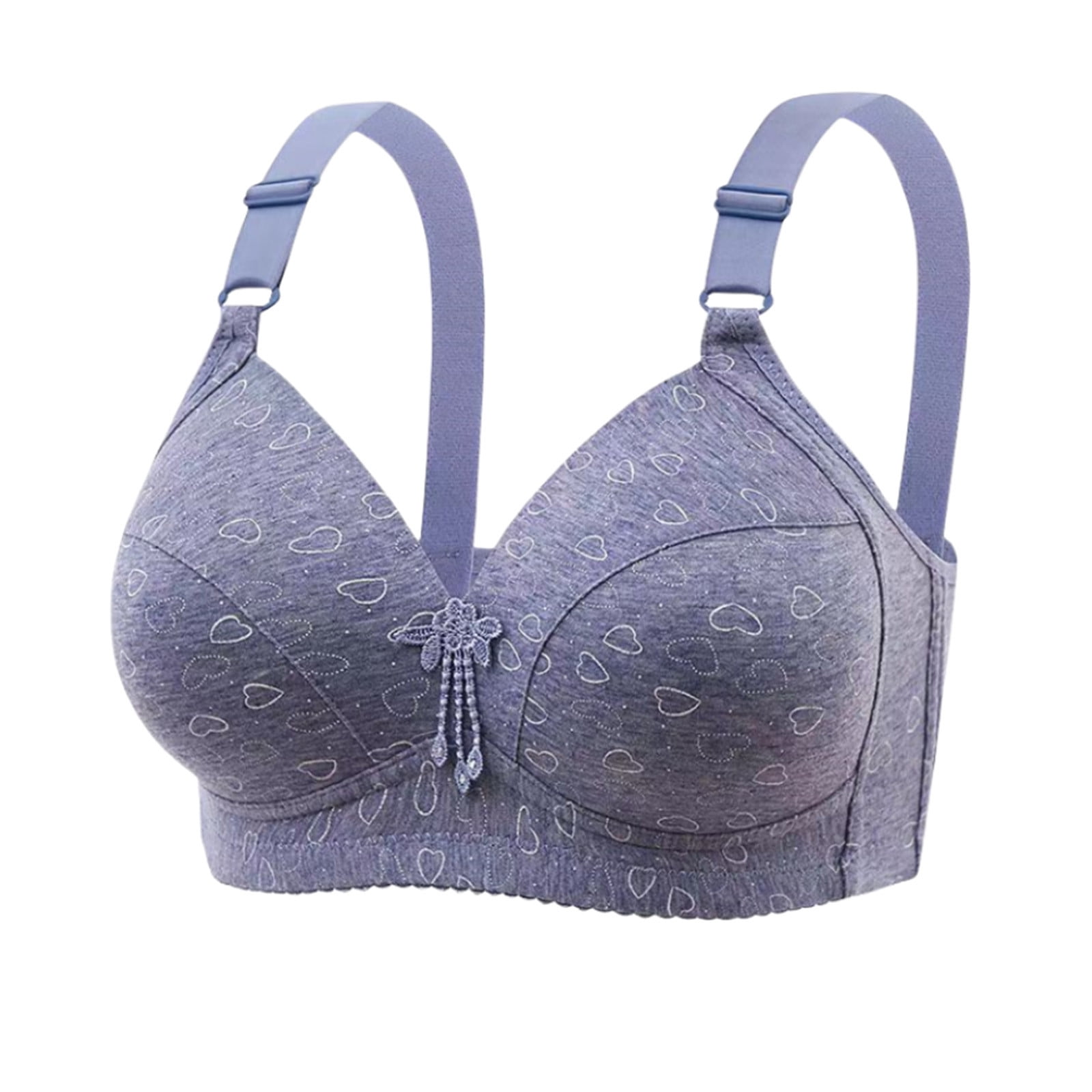 Seamless Push Up Bra for Women No Underwire Soft Full Coverage Bra ...