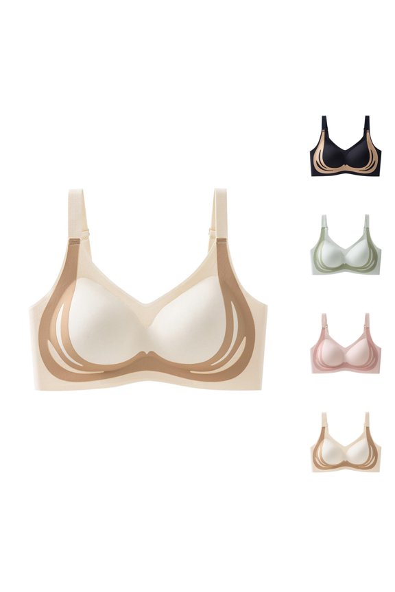 Seamless Push Up Bras for Women Racerback Lifting Bras for Sagging Breasts Sports Yoga Bralettes Everyday Bra