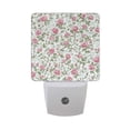 thumbnail image 1 of Seamless Roses Floral Pattern LED Night Light Sensor Lamp Plug-in Adjustable Brightness 2 Pack, 1 of 7