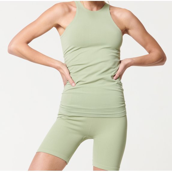 Riley 7 Compression Tank Tops for Women Lightweight Seamless, Mint S/M